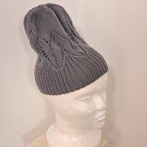 Knit Child Grey Slouchy Hat
